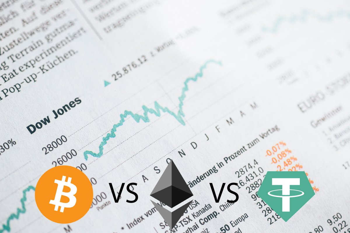 Bitcoin vs Ethereum vs Tether: Pros