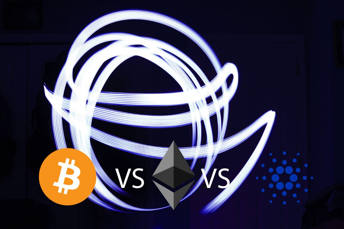 Technology: Bitcoin vs Ethereum vs Cardano